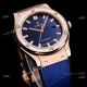 Copy Hublot Classic Fusion Rose Gold Diamond Watch Citizen 8215 Movement (7)_th.jpg